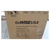 GoWISE USA 5.8-Quart Programmable 8-in-1 Air Fryer XL + Recipe Book (Chili Red)