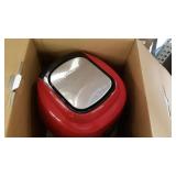 GoWISE USA 5.8-Quart Programmable 8-in-1 Air Fryer XL + Recipe Book (Chili Red)