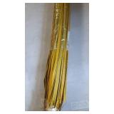 A Bundle of Yellow Decorative Colored Grass