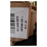 CHICOLOGY Blinds for Windows , Mini Blinds , Window Blinds , Door Blinds , Blinds & Shades , Camper Blinds , Mini Blinds for Windows , Horizontal Window Blinds , Gloss White , 45"W X 48"H