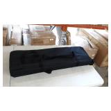 65" Triple Style Tri Camp Chair with Steel Frame and Carry Bag by Trademark Innovations (Black)