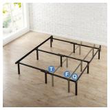 Zinus 12 Inch Compack Bed Frame, for Box Spring & Mattress Sets, Extra High so Bed Risers not needed, Fits Twin to Queen
