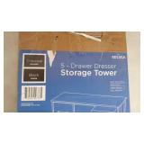 Seseno 5 Drawer Dresser Storage Tower SDL5CK