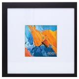 kieragrace KG Langford Frame - Black, 14" x 14" Matted for 7" by 7"