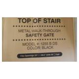 Regalo Extra Tall Stairway and Hallway Walk Through Baby Gate, Black