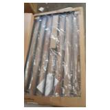 Regalo Extra Tall Stairway and Hallway Walk Through Baby Gate, Black