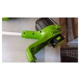 Greenworks - 40-Volt 12" Cordless TORQDRIVE String Trimmer/Edger (Battery and Charger Not Included) - Black/Green