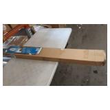 2" Cordless Faux Wood Blind 49.5" W x 60" H, Inside Mount