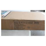 2" Cordless Faux Wood Blind 49.5" W x 60" H, Inside Mount