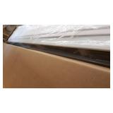 2" Cordless Faux Wood Blind 49.5" W x 60" H, Inside Mount