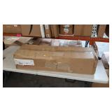 Design House 556225 Aubrey Transitional 5-Light Indoor Bathroom Vanity Light Dimmable Frosted Glass for Over the Mirror, Satin Nickel