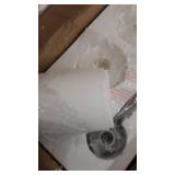 Design House 556225 Aubrey Transitional 5-Light Indoor Bathroom Vanity Light Dimmable Frosted Glass for Over the Mirror, Satin Nickel