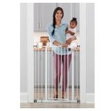 Regalo Easy StepÂ® Extra Tall Walk Thru Baby Gate, Includes 4-Inch Extension Kit, 4 Pack of Pressure Mount Kit and 4 Pack Wall Cups and Mounting Kit