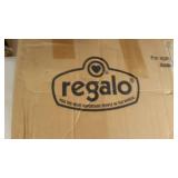 Regalo Easy StepÂ® Extra Tall Walk Thru Baby Gate, Includes 4-Inch Extension Kit, 4 Pack of Pressure Mount Kit and 4 Pack Wall Cups and Mounting Kit