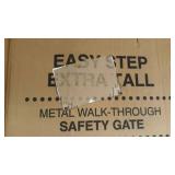 Regalo Easy StepÂ® Extra Tall Walk Thru Baby Gate, Includes 4-Inch Extension Kit, 4 Pack of Pressure Mount Kit and 4 Pack Wall Cups and Mounting Kit