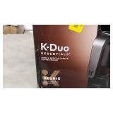 Keurig K-Duo Essentials Coffee Maker, with Single Serve K-Cup Pod and 12 Cup Carafe Brewer, Black