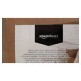 Amazon Basics Modern Metal Platform Bed w/ Wood Slate Support