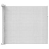 Perma Child Safety Indoor/Outdoor Retractable Baby Gate 33" Tall, Extends to 71" Wide, White