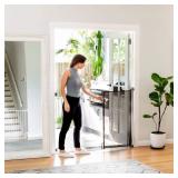 71" Wide By 41" Tall Retractable Baby Gate