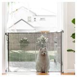 71" Wide By 41" Tall Retractable Baby Gate