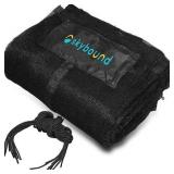 SkyBound Replacement Trampoline Safety Net Enclosure - Fits 14ft Trampolines that have 6 Enclosure Poles and Top Ring Enclosure Style - Net Only!