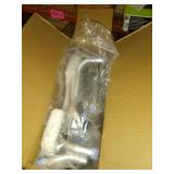 OasisSpace Shower Chair, Adjustable Bath Stool with Free Assist Grab Bar, No Medical Tools, Non-slip Bathtub Seat with Durable Aluminum Legs for Elderly, Seniors, Handicapped and Handicapped