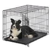 MidWest Single Door iCrate Metal Dog Crate, 36"