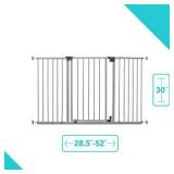 Summer Infant Secure Space Extra-Wide Safety Gate Grey Extra Wide