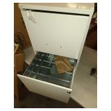 Grey file cabinet