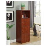 Convenience Concepts X-Tra Storage 3-Door Cabinet, Cherry