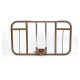 Invacare Clamp-On Half-Length Rails for Homecare Beds, 1 Pair of bed rails, 6630DS , Brown