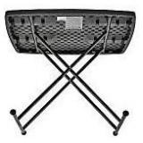 Iceberg 65491 IndestrucTable TOO 1200 Series Resin Personal Folding Table 30 x 20 Charcoal
