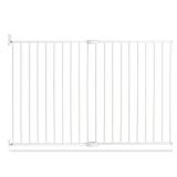 Munchkin Extending XL Tall and Wide Hardware Baby Gate, Extends 33" - 56" Wide, White