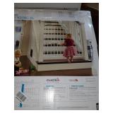 Munchkin Extending XL Tall and Wide Hardware Baby Gate, Extends 33" - 56" Wide, White