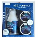 HALLU MILK & COOKIES BATH GIFT SET