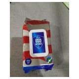 Lot of 5 Gsd Wet Wipes 80 Pack Antibac Wipes Snap Top With Aloe Antibac Gsd