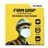 Firm Grip Face Masks Reusable Breathable Washable, One Size, 10 PACK