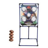 Sport Squad Target Toss Game Set - Choose Either Football Toss or Baseball Toss - Portable Indoor or Outdoor Design for Cookouts, Tailgates, or Backyard Fun - Includes 4 Balls - Easy Assembly , multi