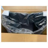 Safco Desk-Side Recycling Receptacle, Black, Blue