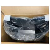 Safco Desk-Side Recycling Receptacle, Black, Blue