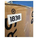 NINESTARS Automatic Touchless Infrared Motion Sensor Trash Can with Stainless Steel Base & Oval, Silver/Black Lid, 21 Gal