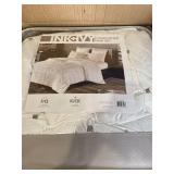 Ink+Ivy Masie Embroidered Ruched King Comforter Mini Set Bedding