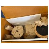 Wood Candle Holder S/3 24",21",18"H