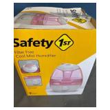 Safety 1st Filter Free Cool Mist Humidifier, Pink