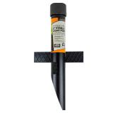 17" Newhouse Lighting Mounting Post for landscape, lawn, sign, Black