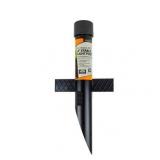 17" Newhouse Lighting Mounting Post for landscape, lawn, sign, Black