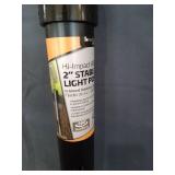 17" Newhouse Lighting Mounting Post for landscape, lawn, sign, Black