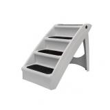 PetSafe CozyUp Folding Pet Steps, Lightweight and Easy to Carry, No-Slip Access, Grey 20 in