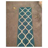TEAL NARROW HALL MAT