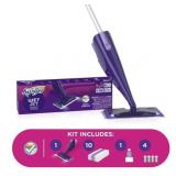 Swiffer WetJet Mop Starter Kit (1 Mop, 10 Pads, 1 Liquid Solution)